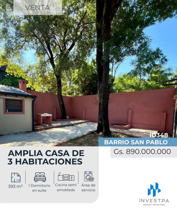 EN VENTA - ¡EN VENTA CASA EN BARRIO SAN PABLO!